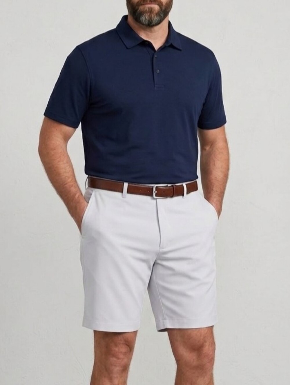 Hart Schaffner Marx Stone Gray Flat Front Men's Shorts Size 40 NWT